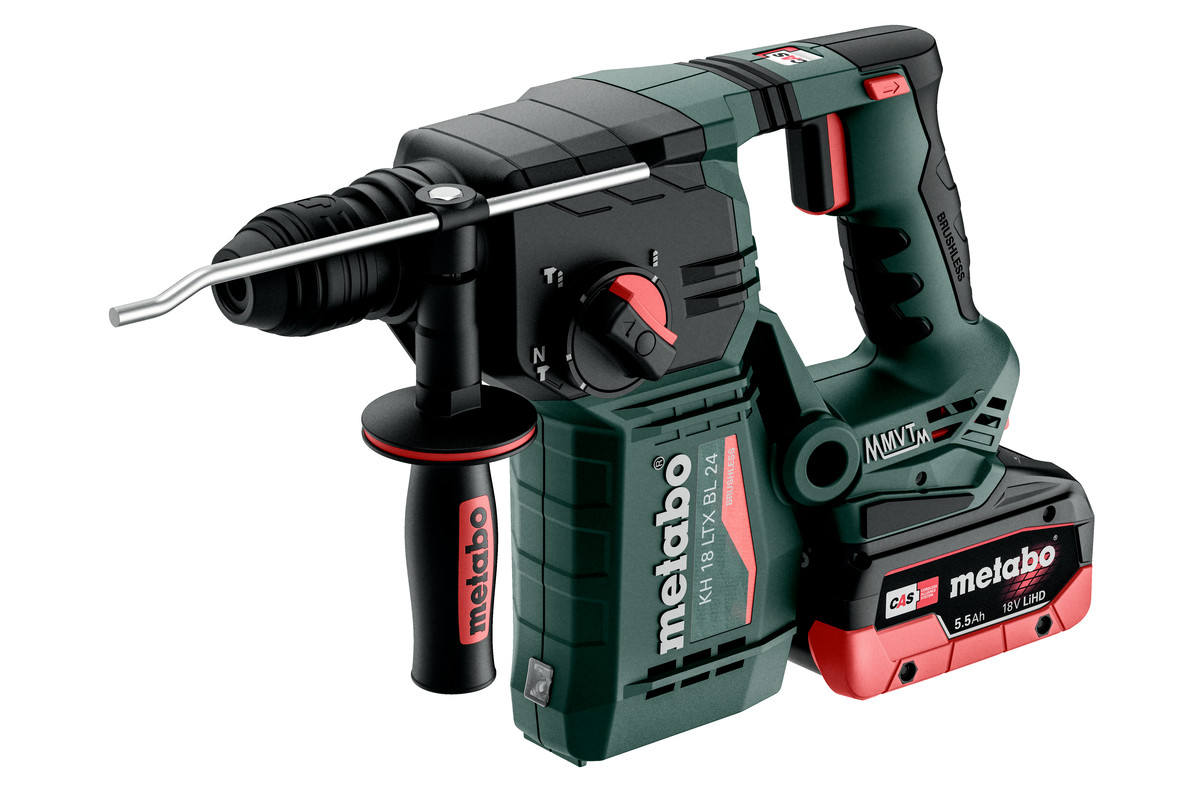 Перфоратор акумуляторний Metabo KH 18 LTX BL 24 (2x5.5 Аг + ЗП + кейс)
