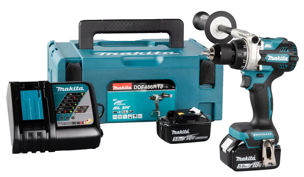 Дриль-шуруповерт акумуляторний Makita DDF486RTJ