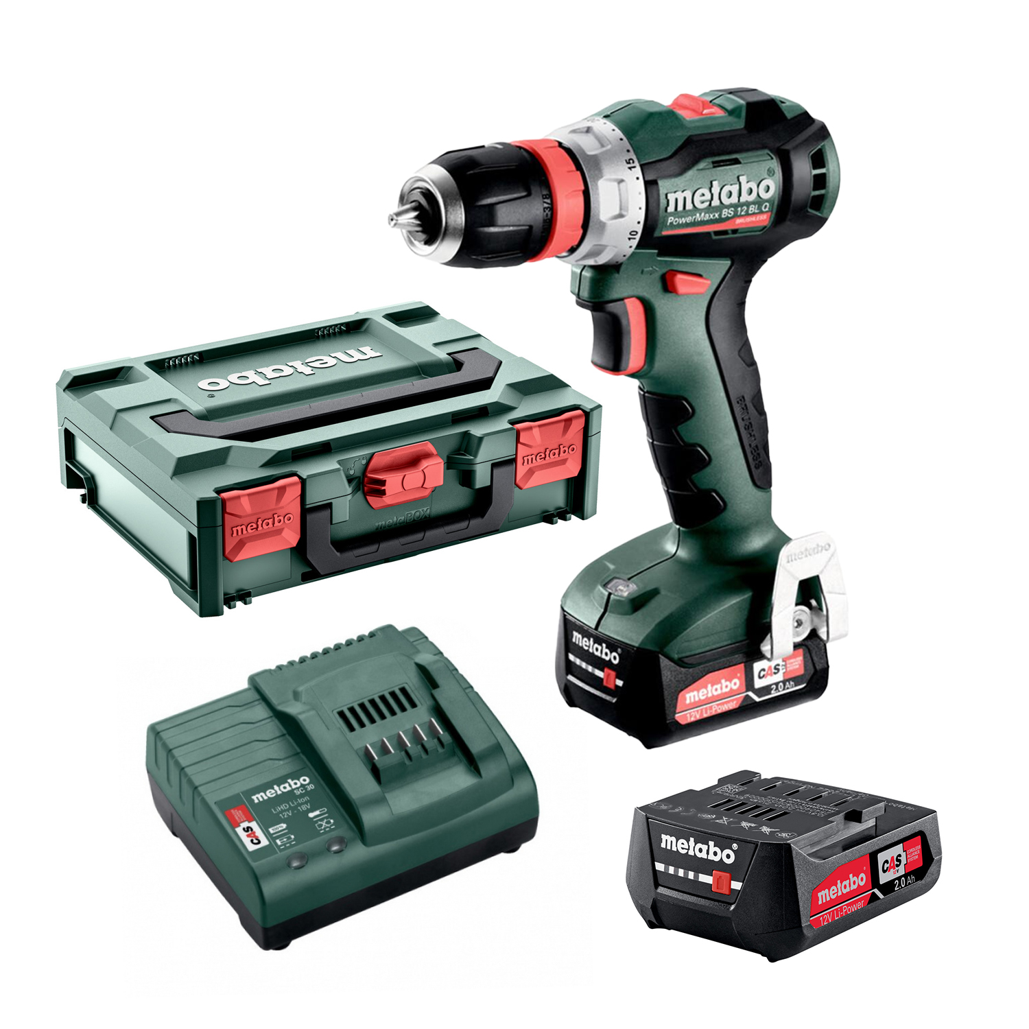 Дриль-шуруповерт акумуляторний Metabo PowerMaxx BS 12 BL Q